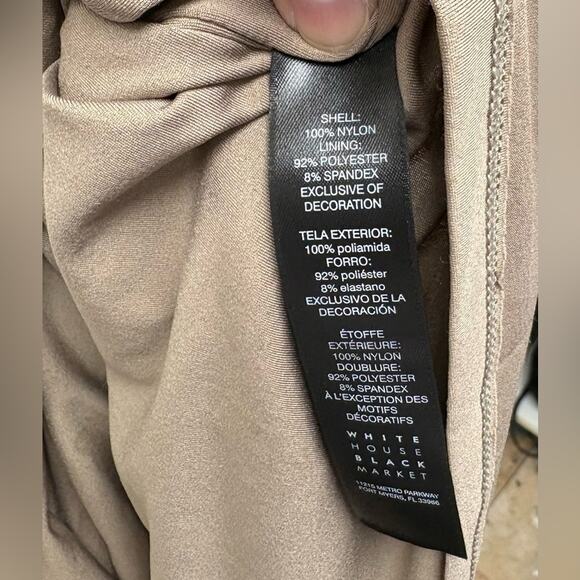 WHBM Sequin Dress, Shift, Silver Sparkle Tank Dress, Holidays, Cocktail, Size L - Picture 7 of 9